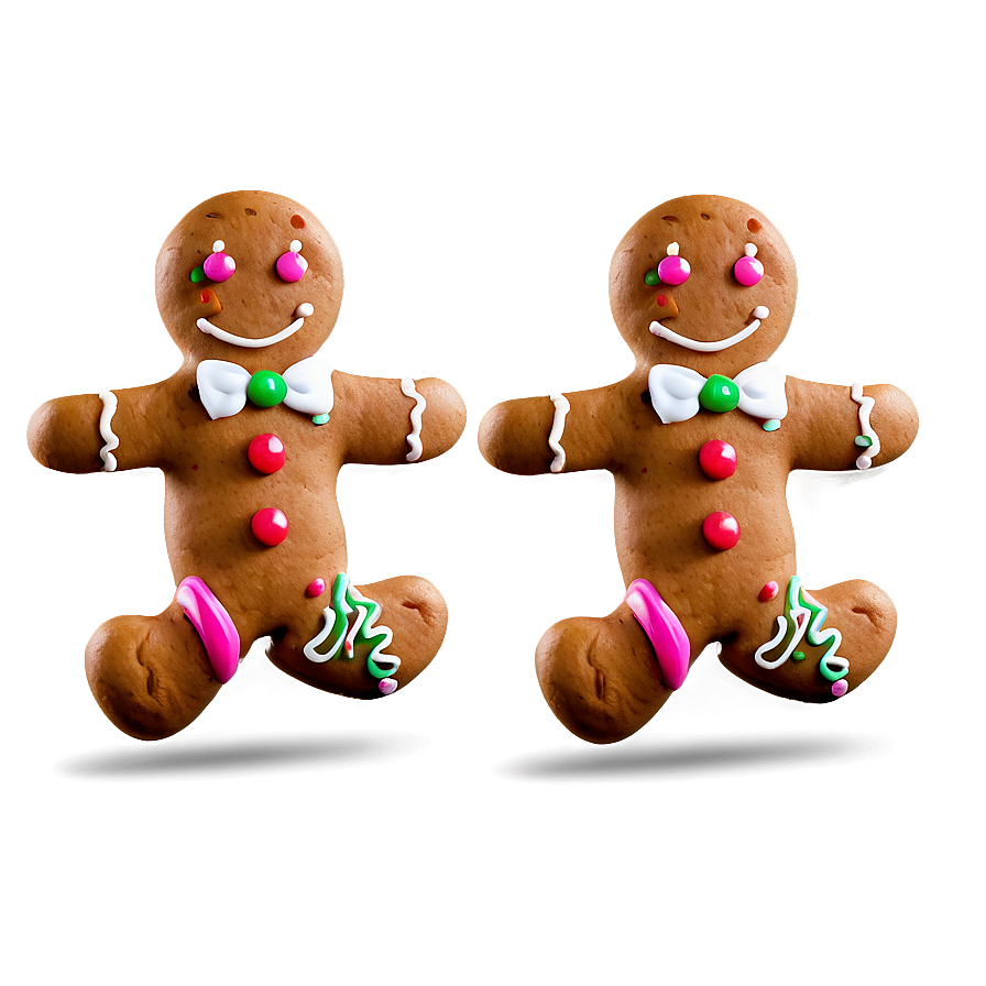 Gingerbread Man Running Png Eob PNG Image