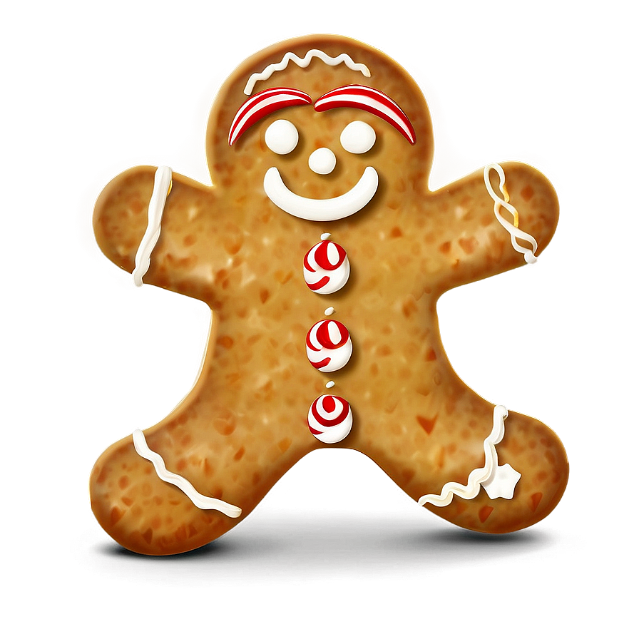 Gingerbread Man Silhouette Png Oop68 PNG Image