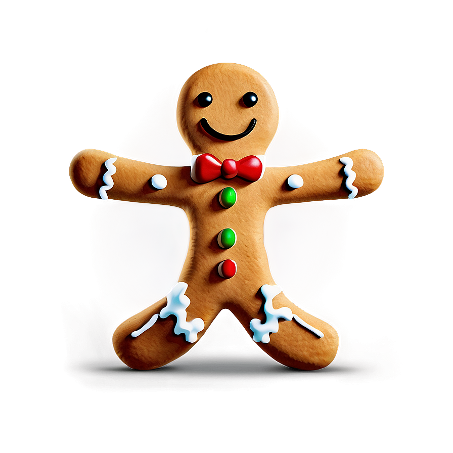 Gingerbread Man Smiling Png Xdl PNG Image