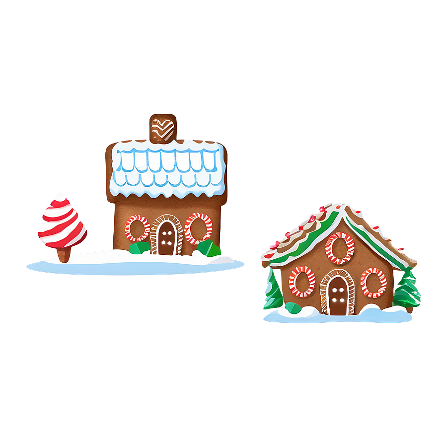 Gingerbread Village Png 05212024 PNG Image