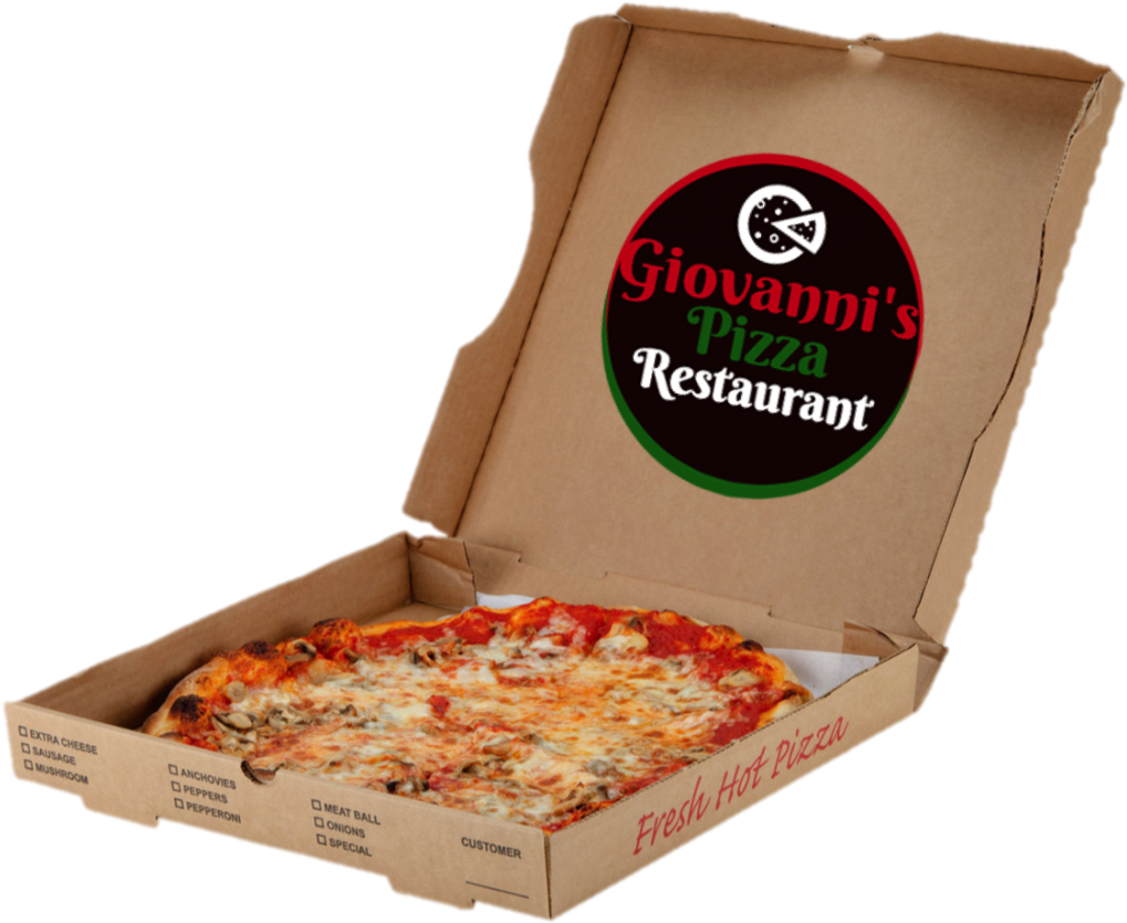 Giovannis Pizzain Box PNG Image