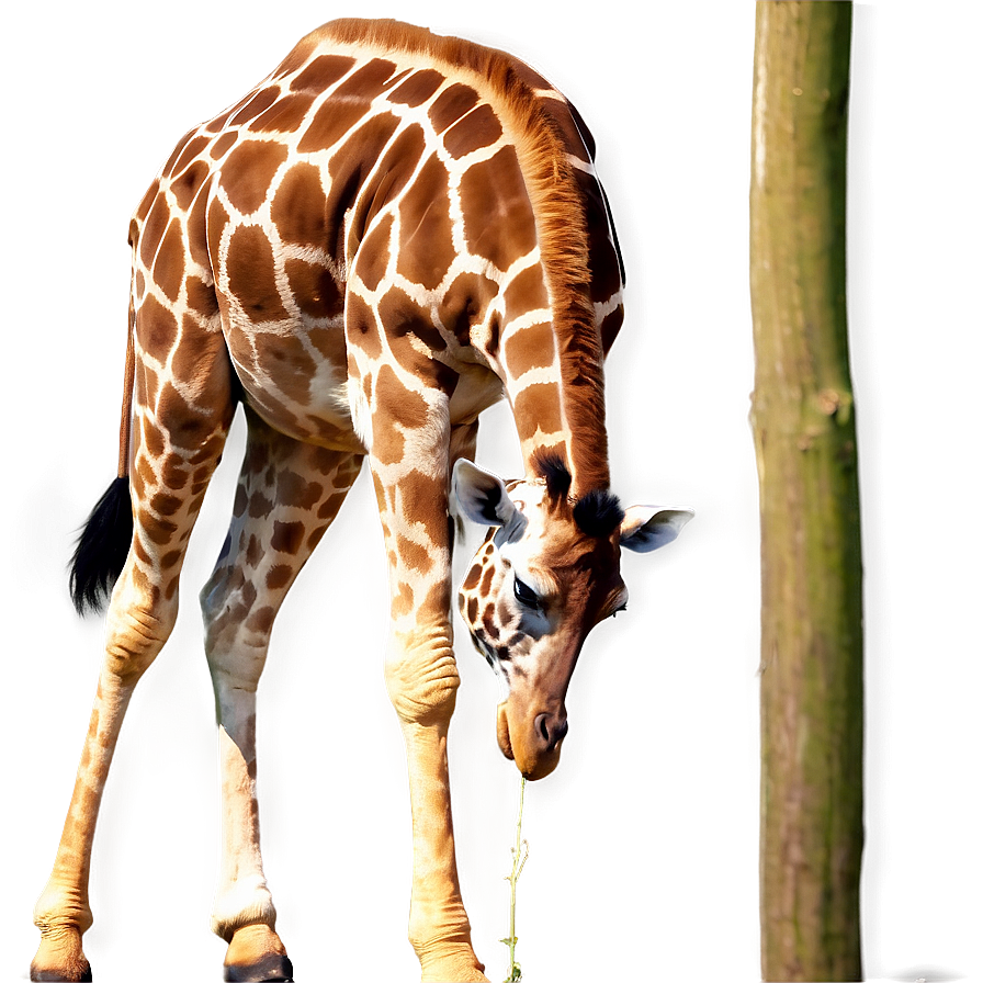 Giraffe Eating Leaves Png 33 PNG Image