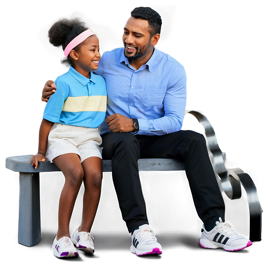 Girl Dad Celebrate Png Lfk PNG Image