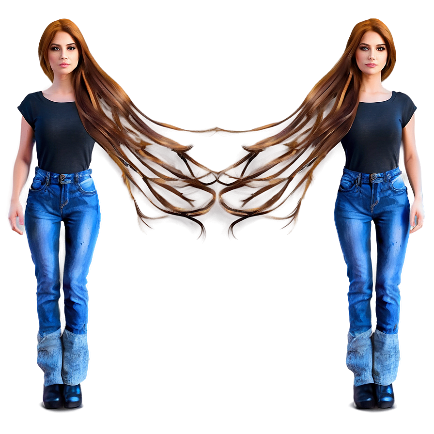 Girl Hair Casual Png 59 PNG Image