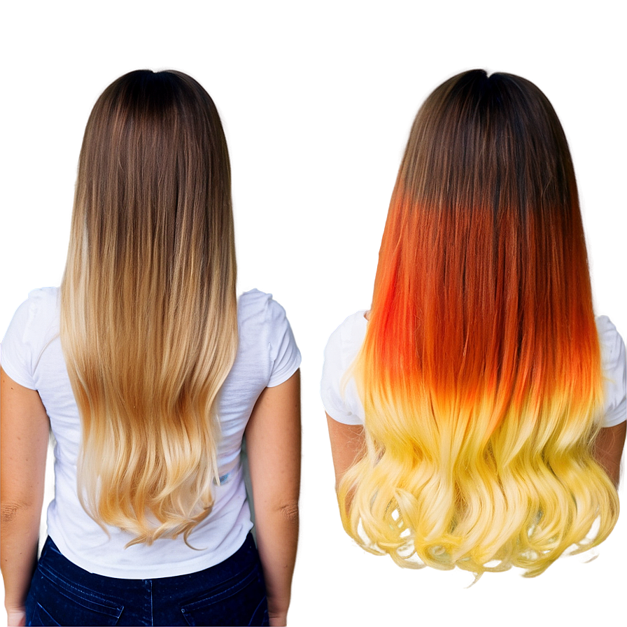 Girl Hair Ombre Png Gcs PNG Image