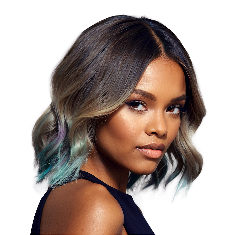 Girl Hair Ombre Png Nto17 PNG Image