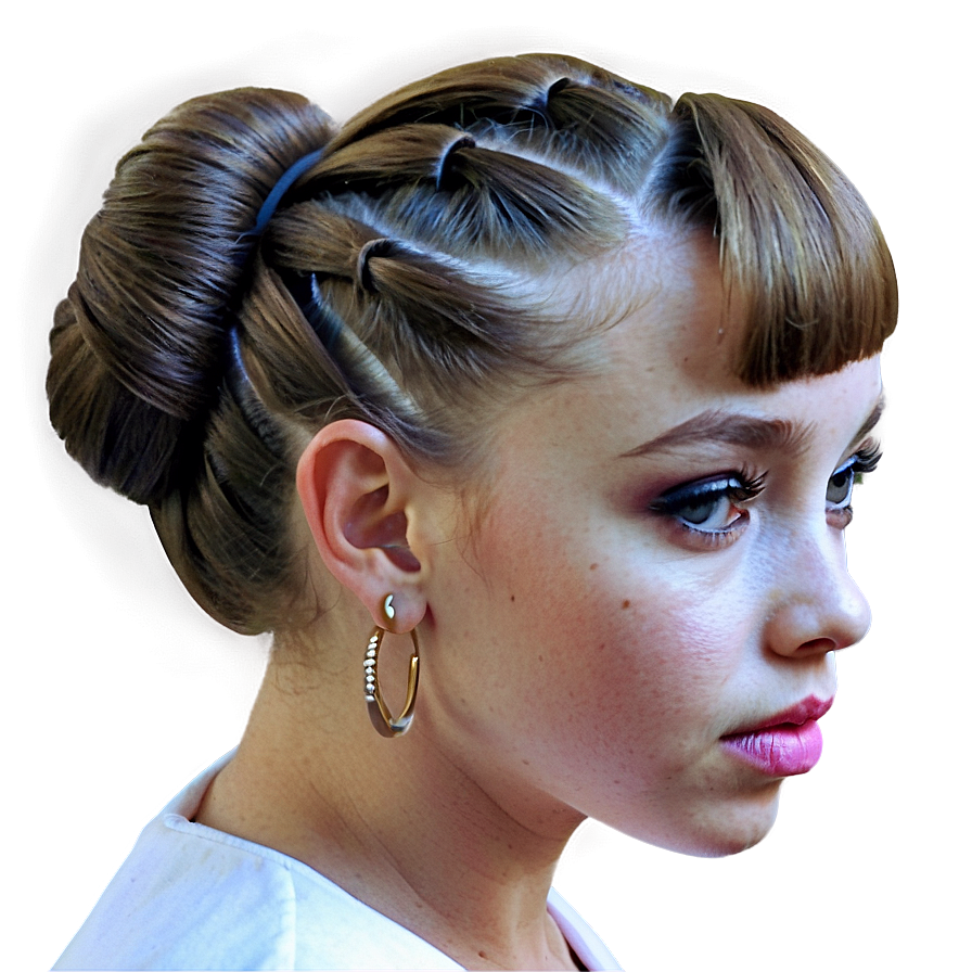 Girl Hair Updo Png 06132024 PNG Image