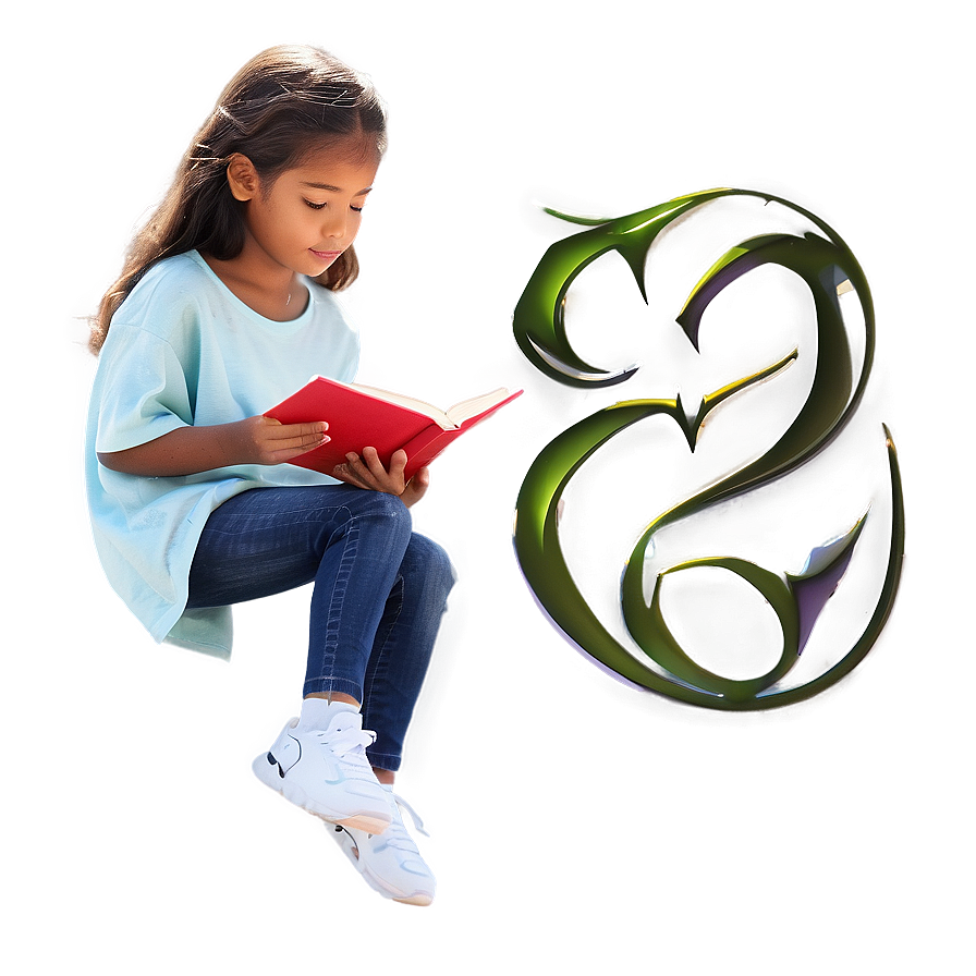 Girl Reading Book Png 72 PNG Image