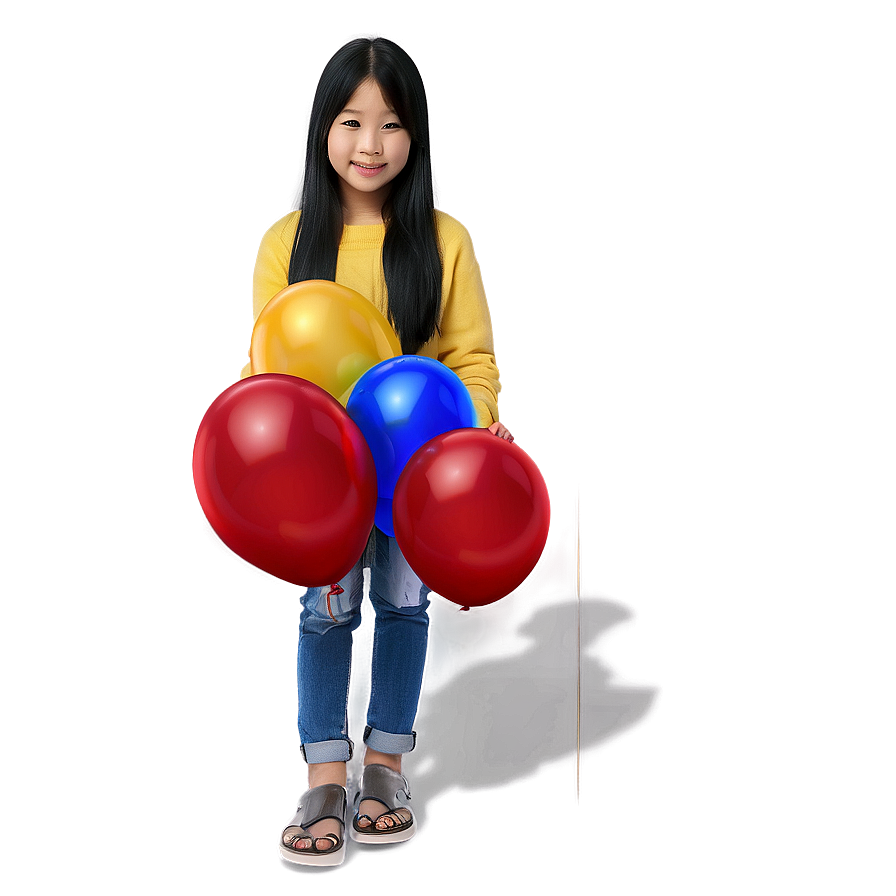 Girl With Balloon Png 26 PNG Image