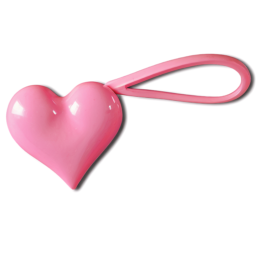 Girly Pink Heart Png 5 PNG Image