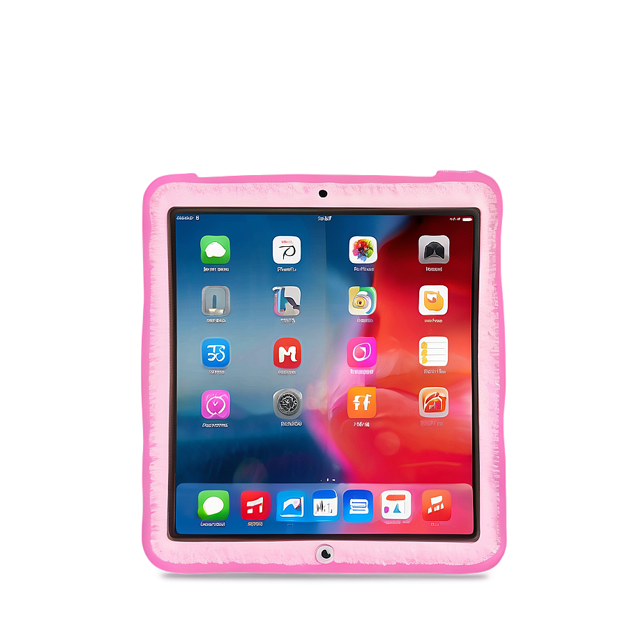 Girly Pink Ipad Png 06252024 PNG Image