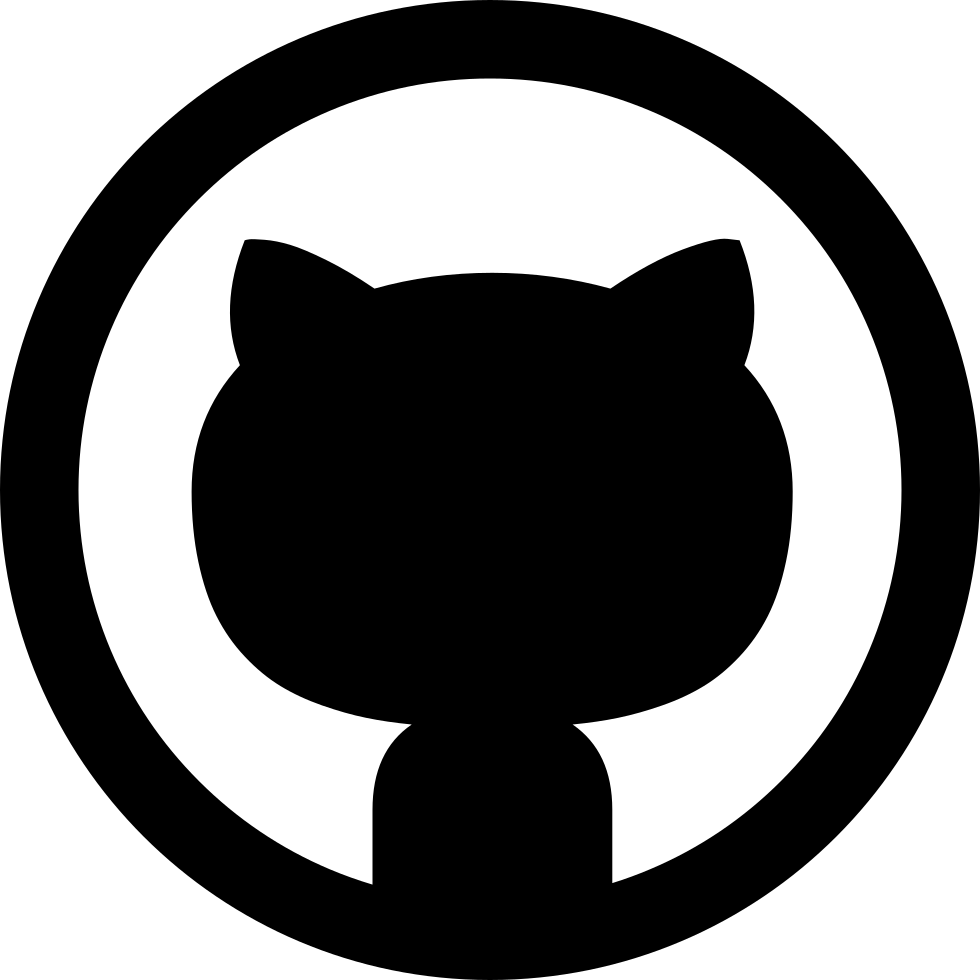 Git Hub Logo Silhouette PNG Image