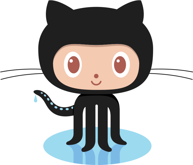 Git Hub Octocat Cartoon PNG Image