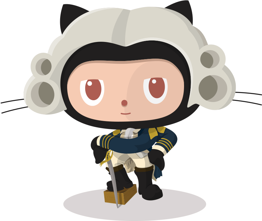 Github Mascot Octocat Cartoon PNG Image