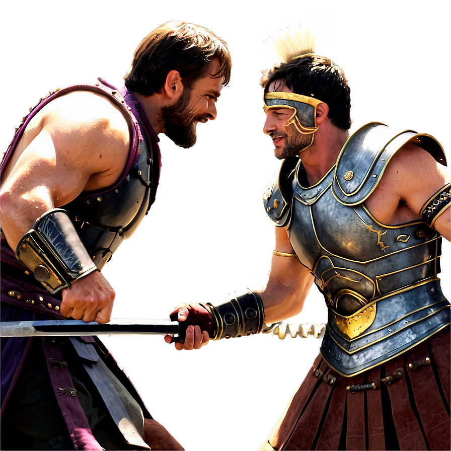 Gladiator Battle Png Gqb PNG Image