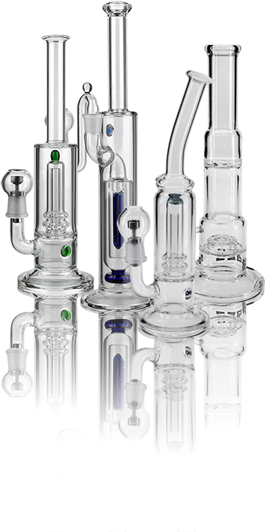 Glass Bongs Variety PNG Image