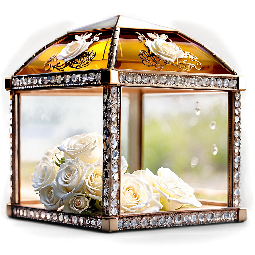 Glass Box For Wedding Cards Png 06282024 PNG Image