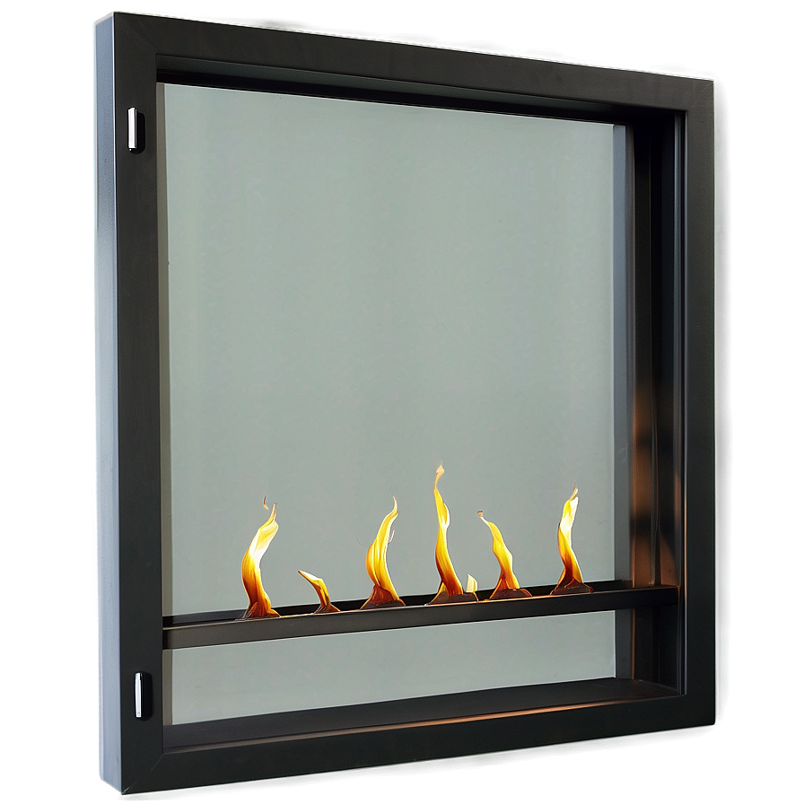 Glass Door For Fireplace Png Nds PNG Image