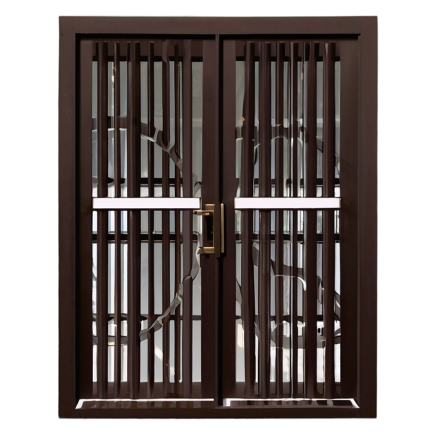 Glass Door With Grill Png Boj92 PNG Image