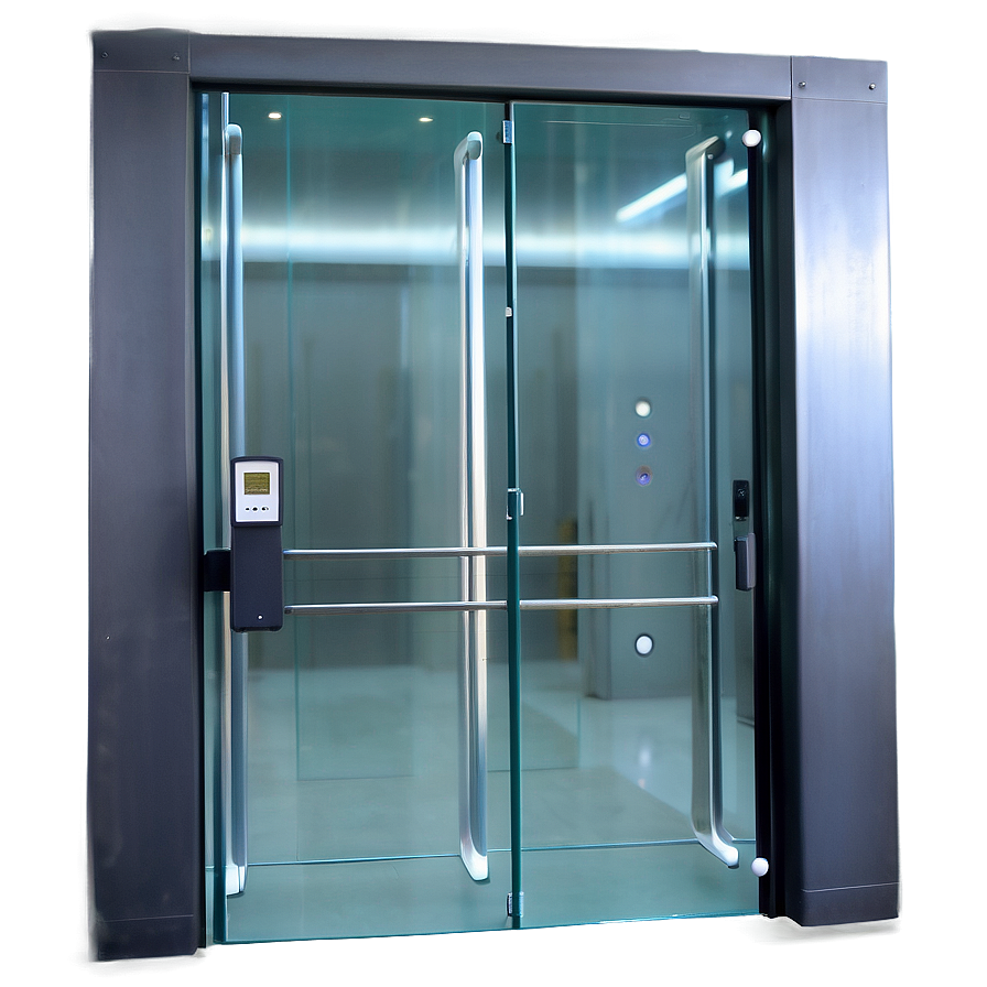 Glass Door With Sensor Png 06122024 PNG Image