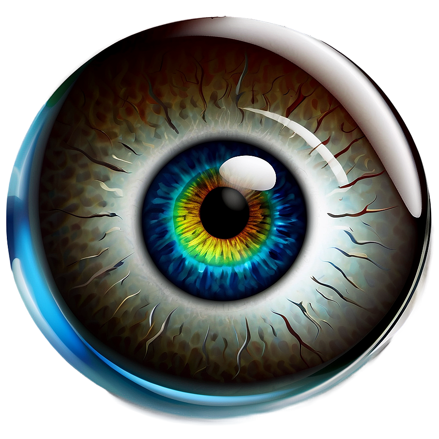 Glass Eye Illustration Png Vbv PNG Image