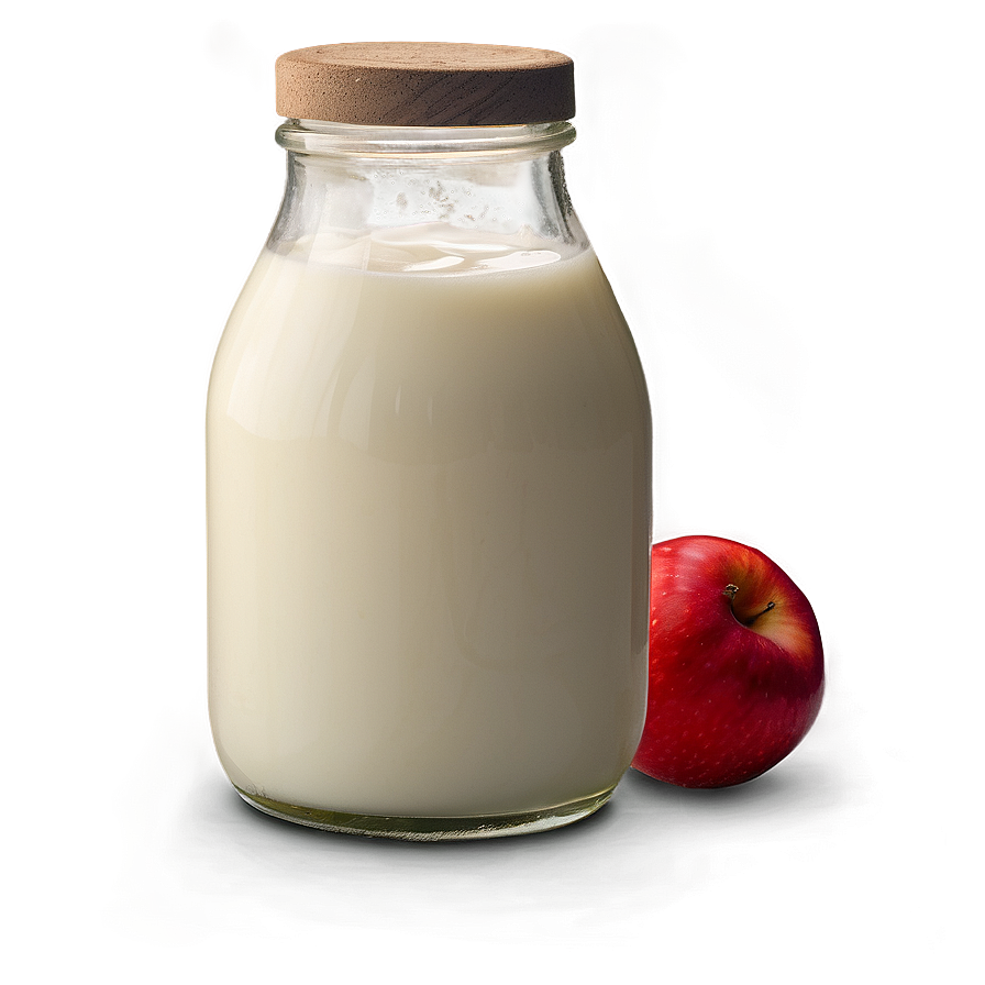 Glass Milk Bottle Png 37 PNG Image