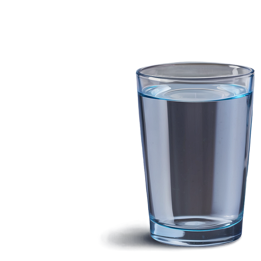 Glass Of Water On Table Png Cge PNG Image