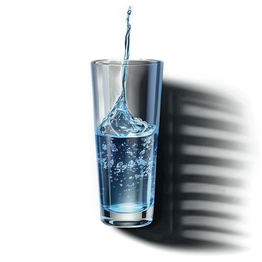 Glass Of Water Top View Png Cxw PNG Image