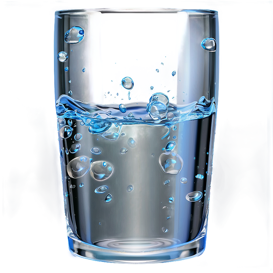 Glass Of Water With Bubbles Png 05252024 PNG Image