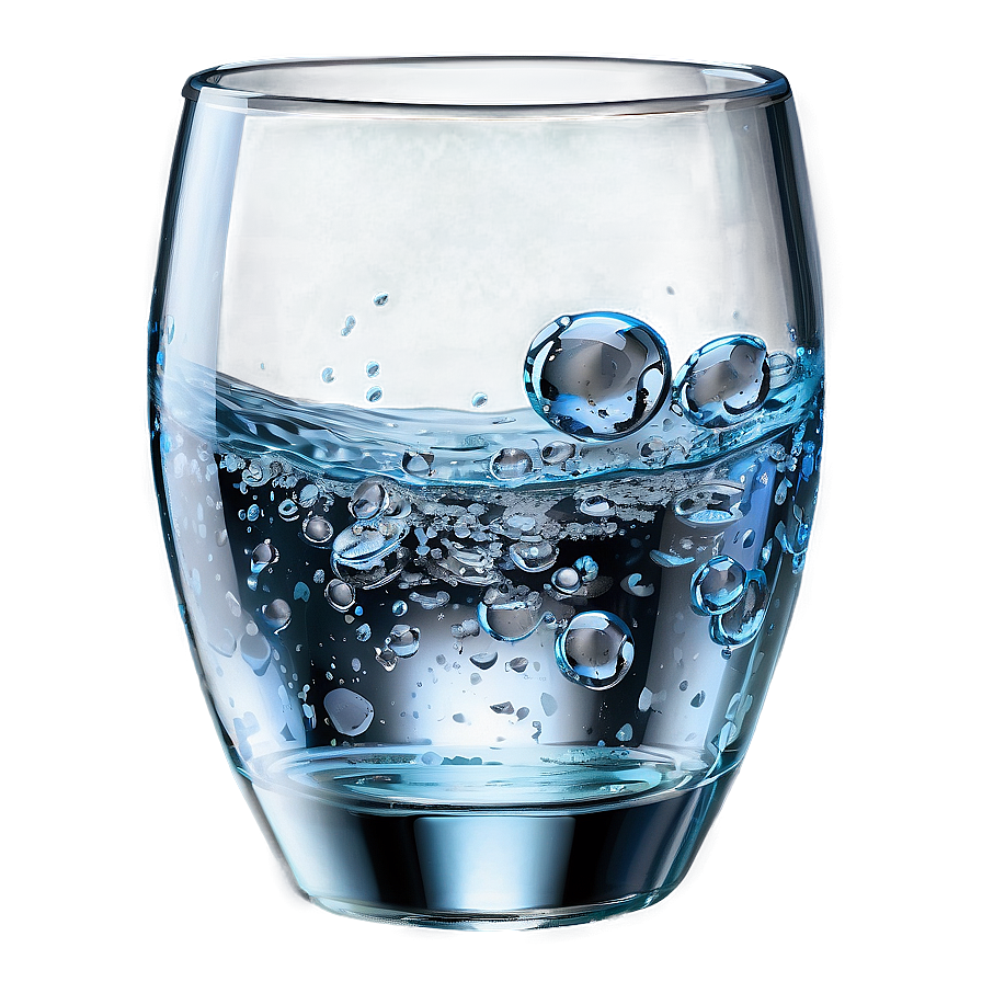 Glass Of Water With Bubbles Png 05252024 PNG Image