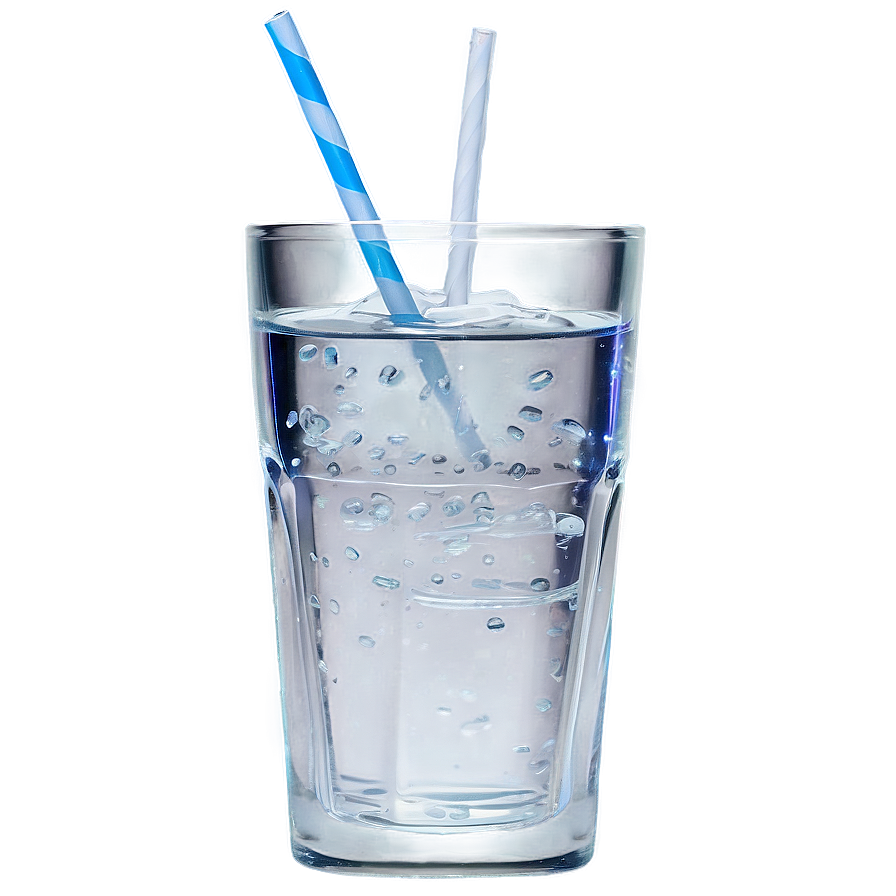 Glass Of Water With Straw Png Jbx PNG Image