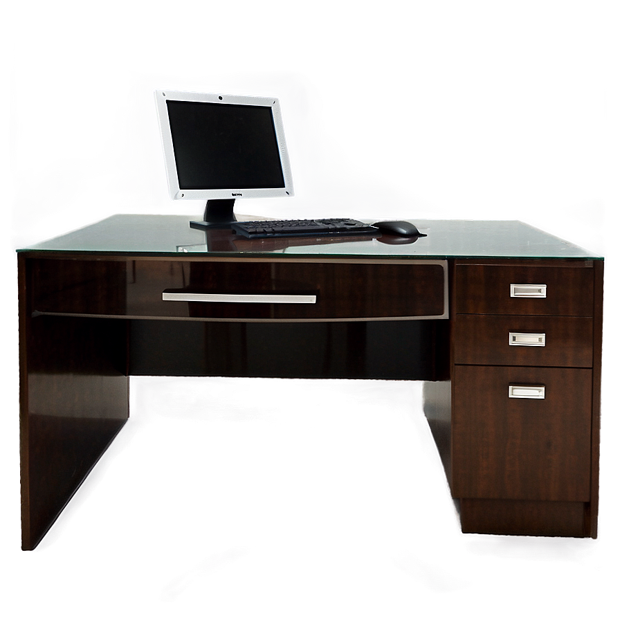 Glass Office Desk Png 46 PNG Image