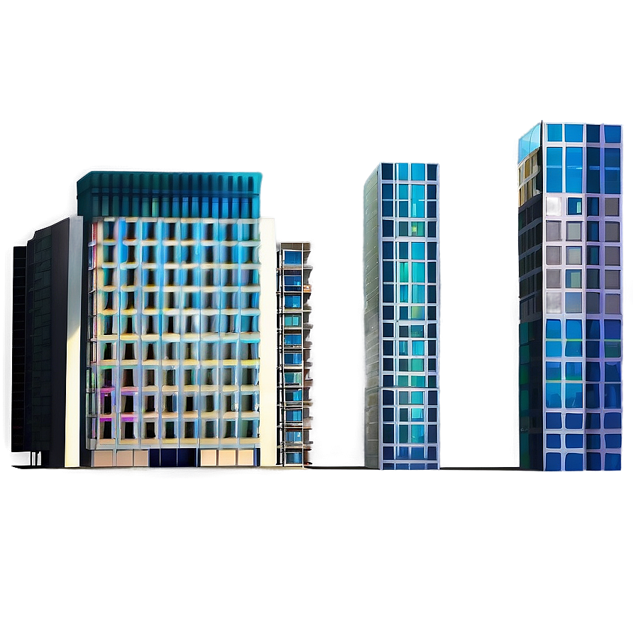 Glass Skyscraper Reflection Png 80 PNG Image