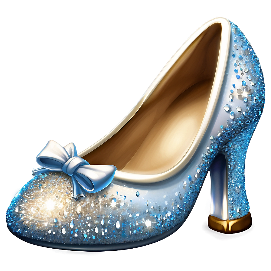 Glass Slipper With Glitter Detail Png 72 PNG Image