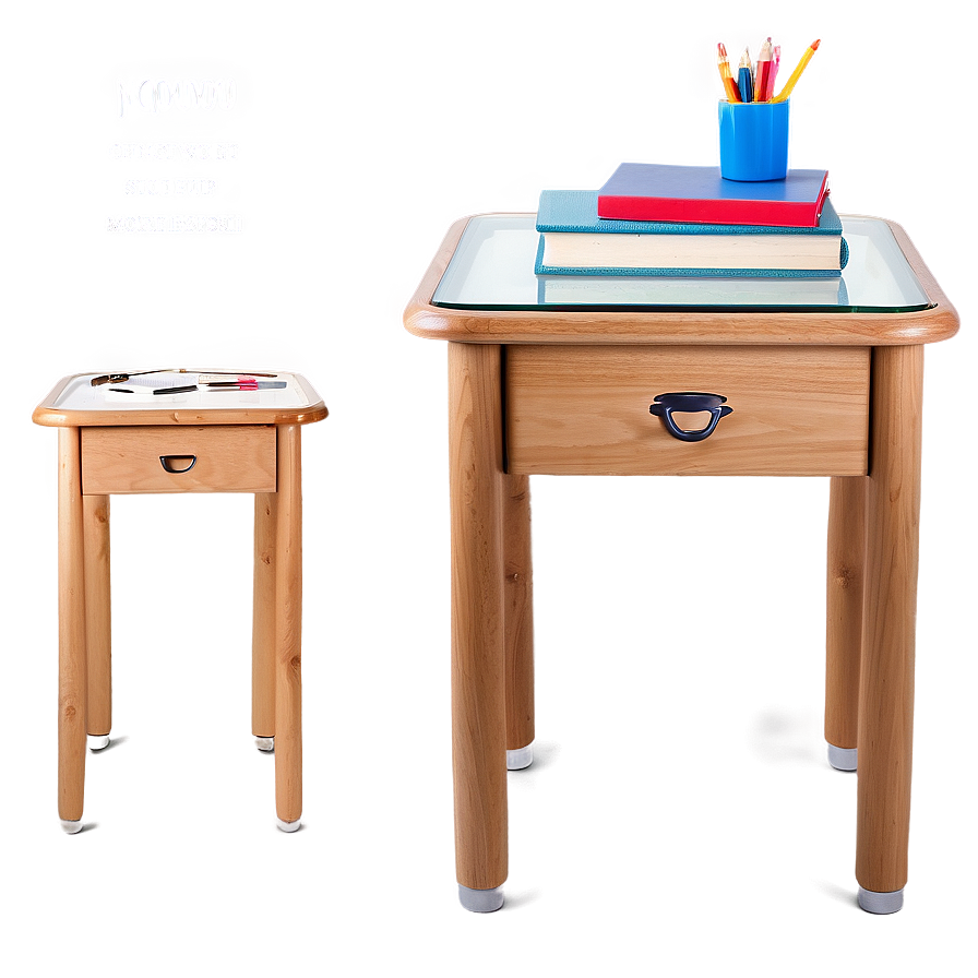 Glass Top Student Desk Png Kdb4 PNG Image