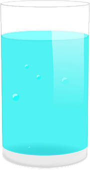 Glassof Water Vector Illustration PNG Image