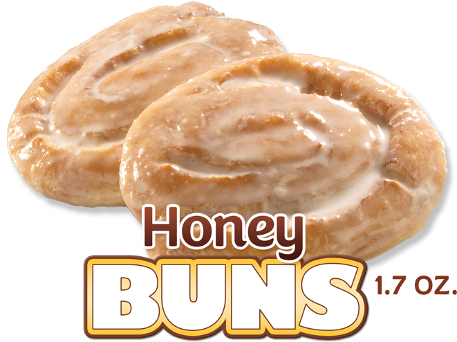 Glazed Honey Buns Product Image PNG Image