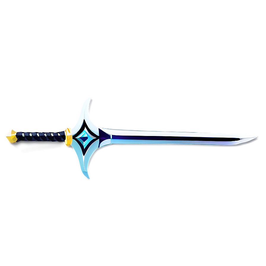 Gleaming Diamond Sword Art Png 77 PNG Image