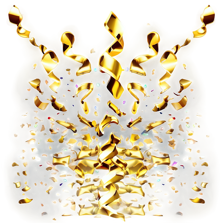 Gleaming Gold Confetti Png 55 PNG Image