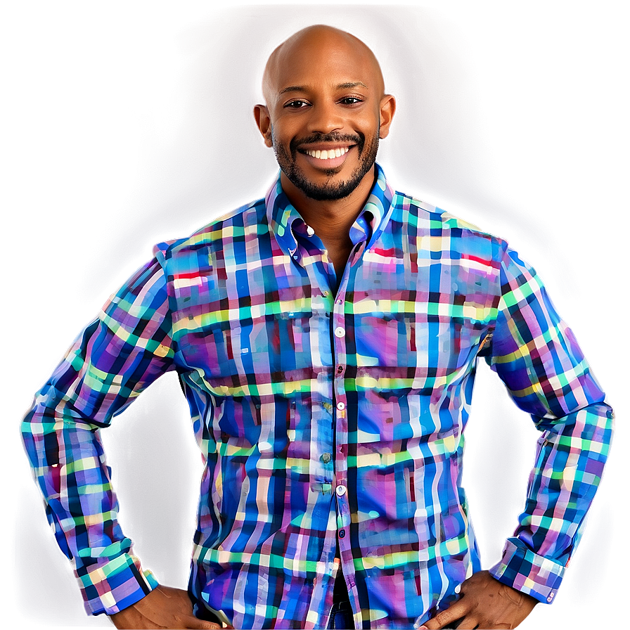 Gleeful Man Portrait Png Dut PNG Image