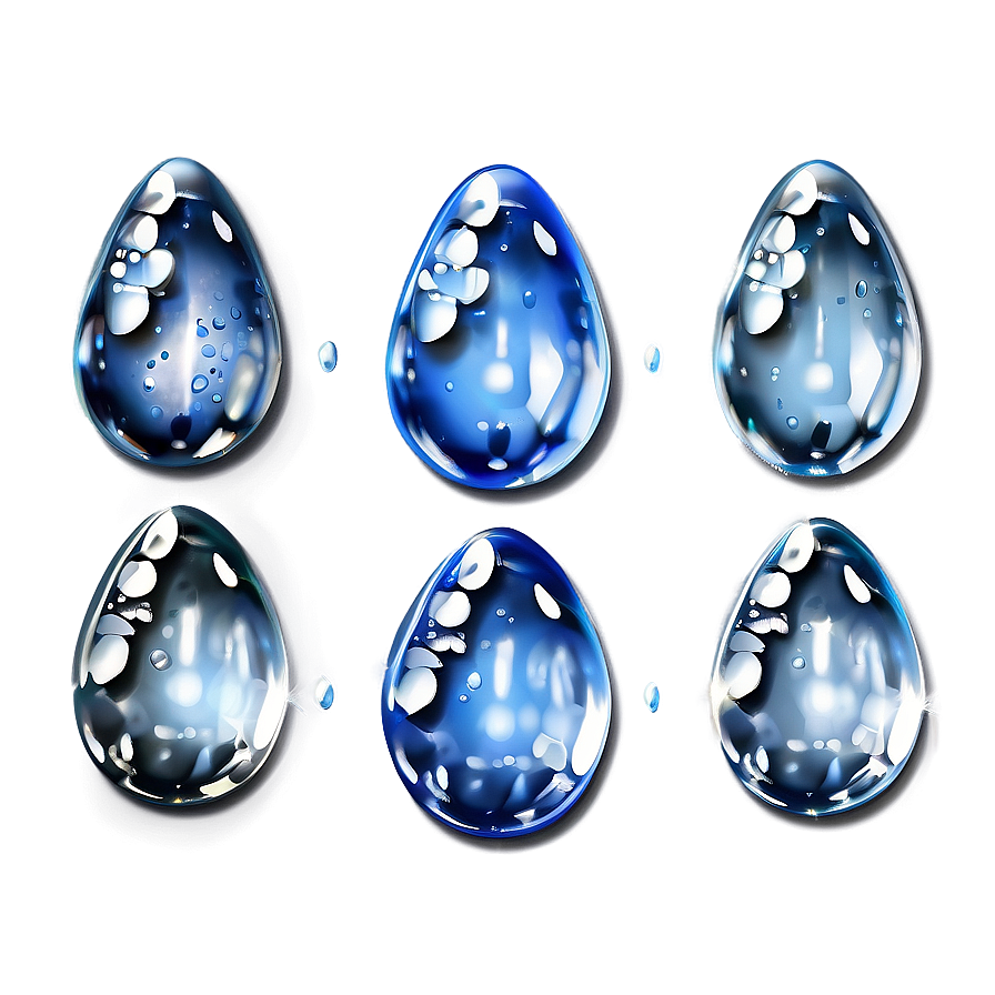 Glistening Water Droplets Effect Png Blr PNG Image