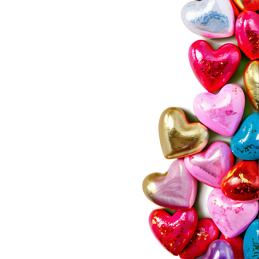 Glitter Candy Heart Png 6 PNG Image