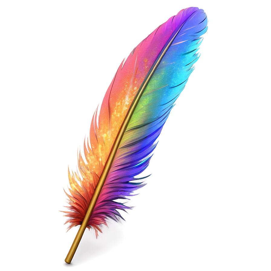 Glitter Feather Soft Png Uoa84 PNG Image