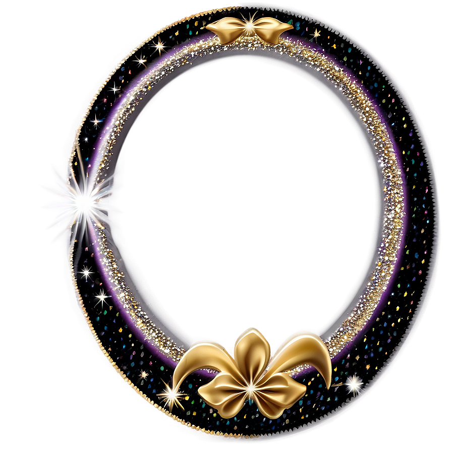 Glitter Frame Png Ygl PNG Image