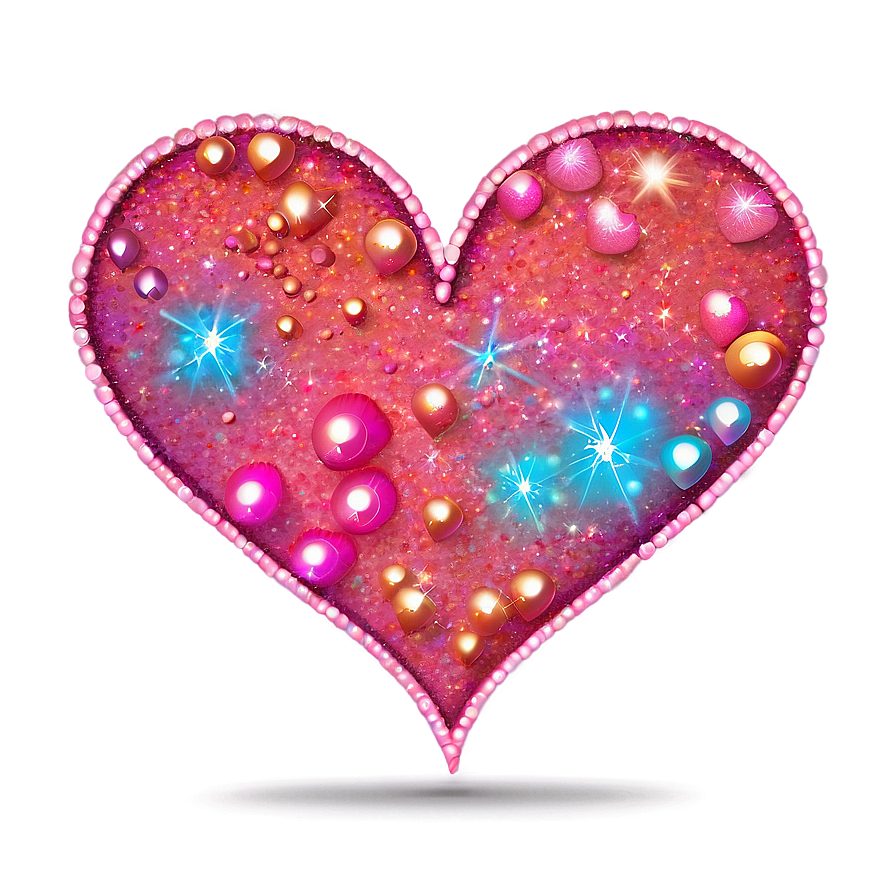 Glitter Heart Outline Png 05252024 PNG Image