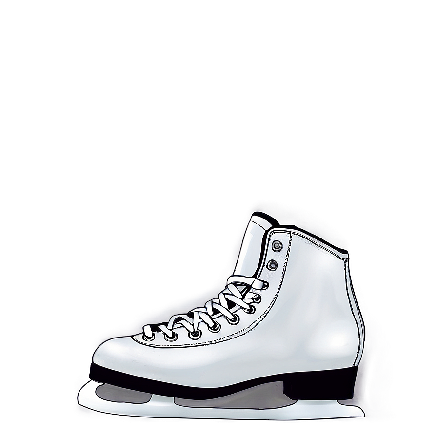 Glitter Ice Skates Png 06122024 PNG Image