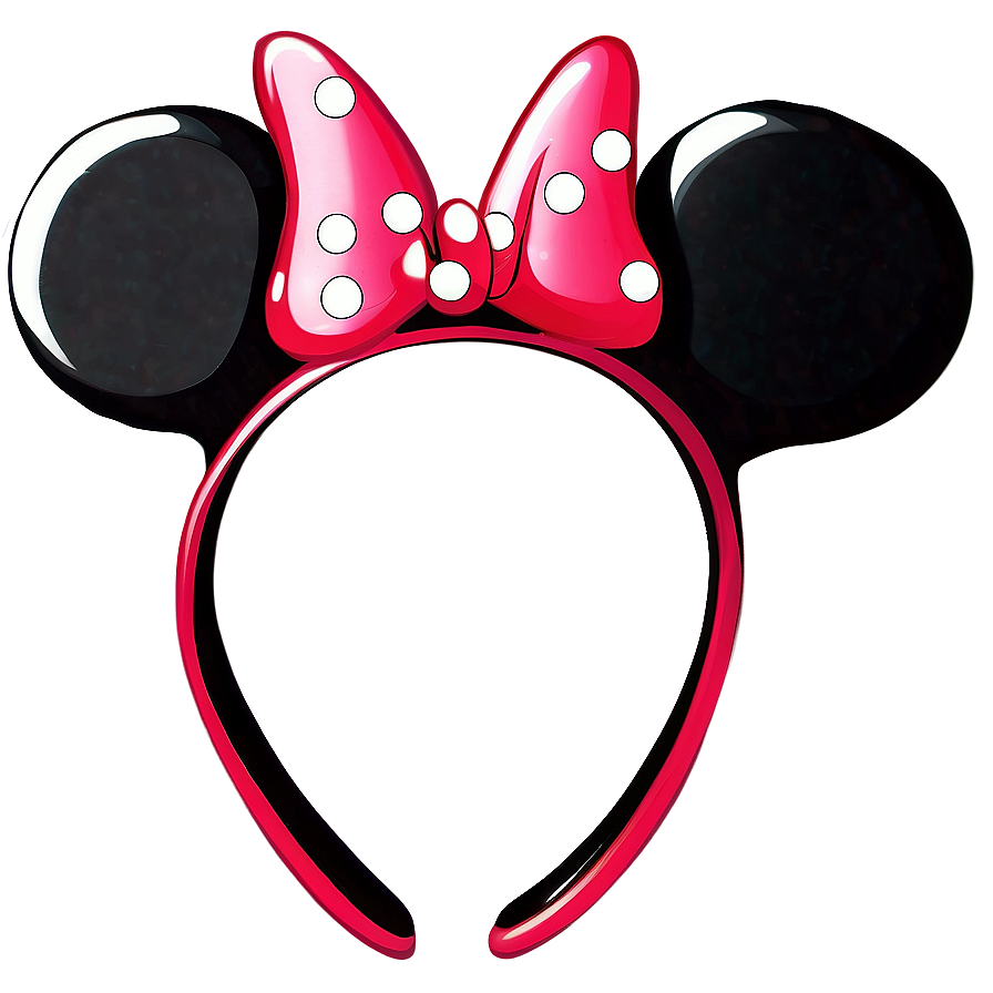 Glitter Minnie Mouse Ears Png 77 PNG Image