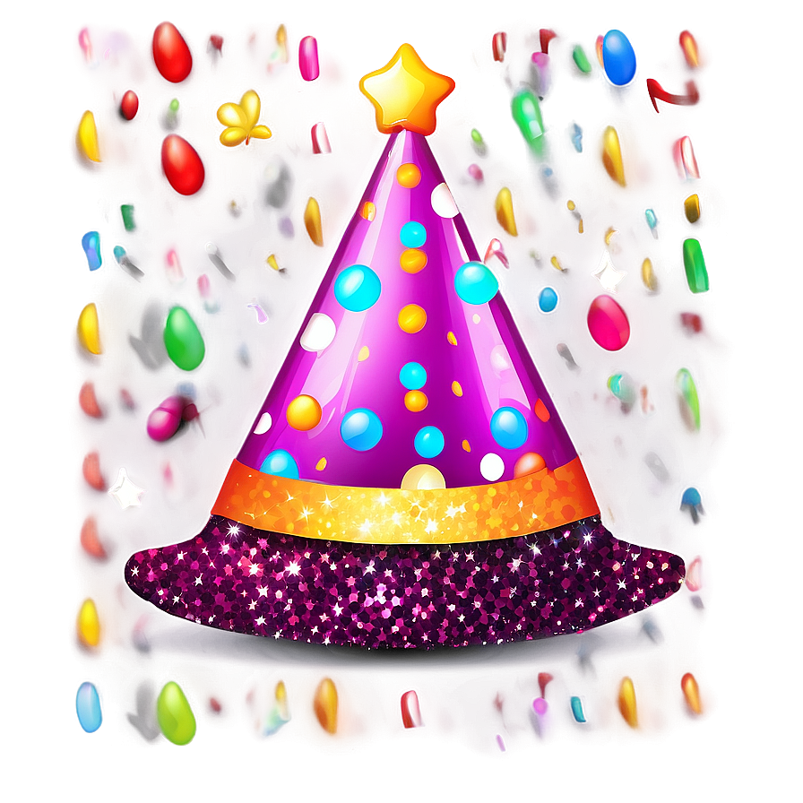 Glitter Party Hat Png 05042024 PNG Image