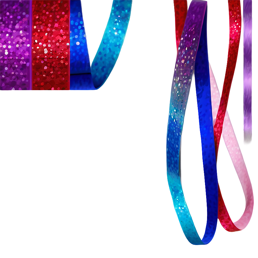 Glitter Ribbon Swirl Png Xao10 PNG Image