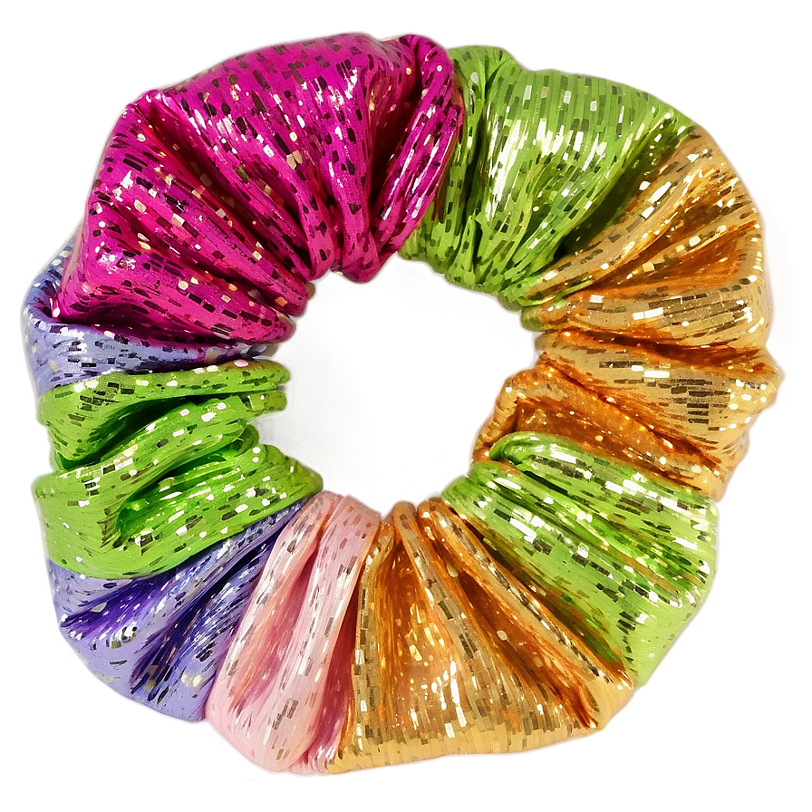 Glitter Scrunchie Png Rua64 PNG Image